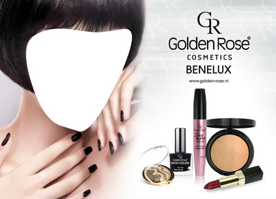 Golden Rose Cosmetics Benelux Advertising Photo frame effect