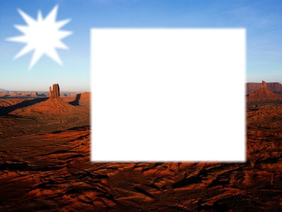 le desert Fotomontage