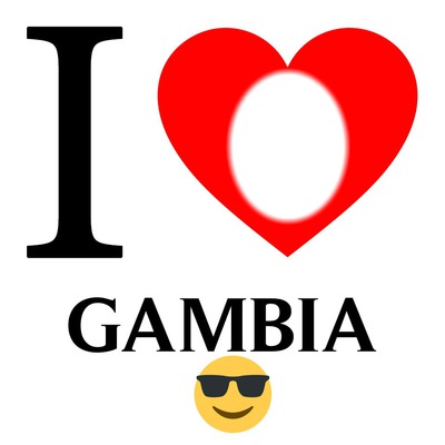 Gambia Photo frame effect