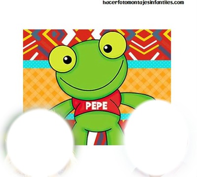 Sapo Pepe Photo frame effect