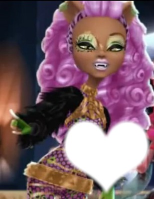 cuore Clawdeen Photo frame effect