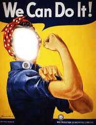 We Can Do It! Photo frame effect
