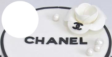 Chanel fleur Photo frame effect