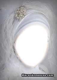 hijab mariage Photo frame effect