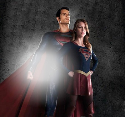 superman supergirl Fotomontasje