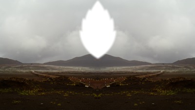 volcan plaine des sables Fotomontage