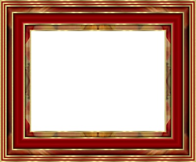 cadre rouge Photo frame effect