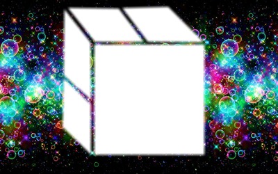 cubo dimensional Fotomontagem
