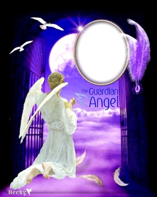 the guardian angel Fotomontage