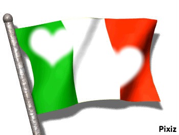 drapeau italie Fotomontaż