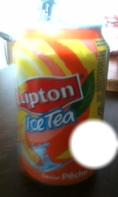 Canette Lipton Ice Tea Photomontage