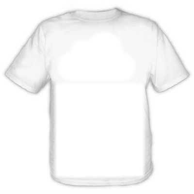 remera personal Photo frame effect