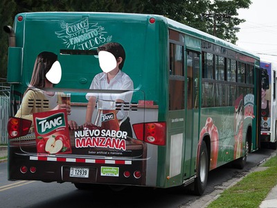 bus Fotomontage