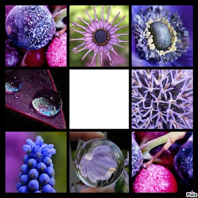 ultra-violet Photo frame effect