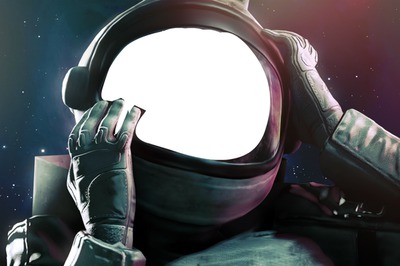 Astronaut Valokuvamontaasi