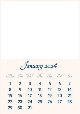 Jan Calendar 1 Valokuvamontaasi