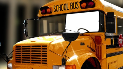 SCHOOL BUS Fotomontage