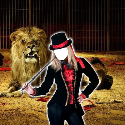 lion Fotomontagem
