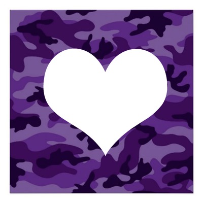 camouffage violet Montage photo