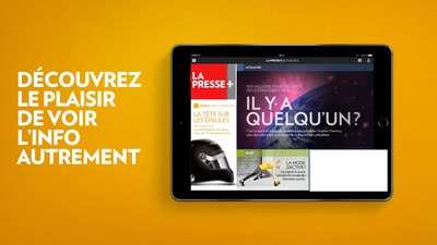 La Presse フォトモンタージュ
