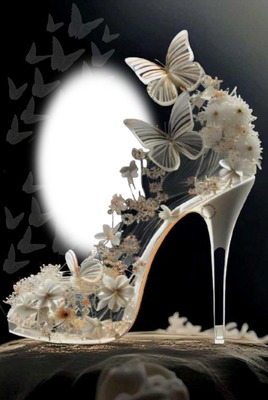 Cc Zapatos y mariposas Fotomontaggio