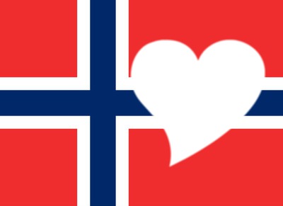 Norway flag Montage photo