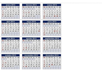 Calendario 2013 Fotomontáž