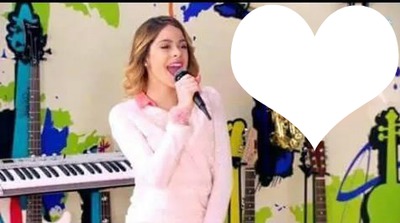 Violetta 3 with heart Montage photo