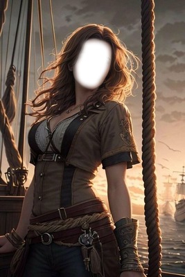Femme Pirate Valokuvamontaasi