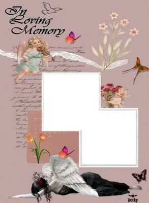 in loving memory Fotomontage