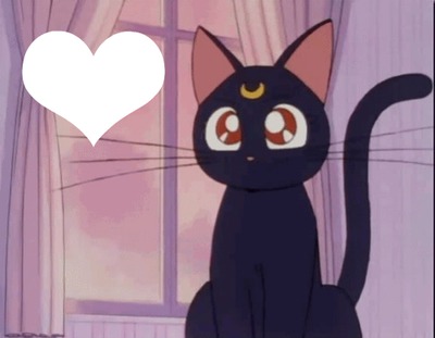 Luna da Sailor Moon Cat フォトモンタージュ