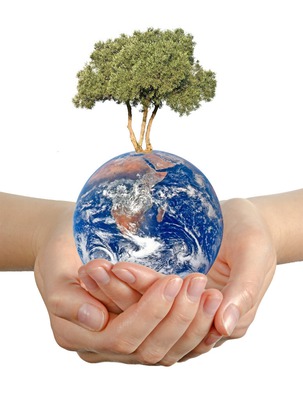 I take care of my planet ! Photomontage