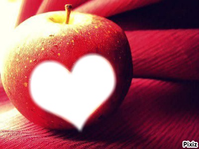pomme d'amour Fotomontage