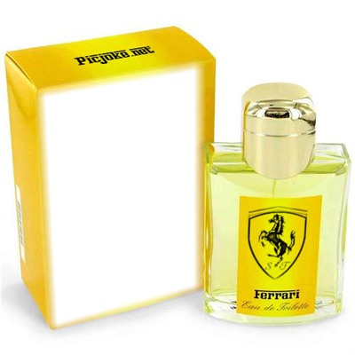 Ferrari parfüm Photo frame effect
