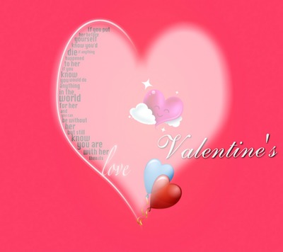 Valentine Photomontage