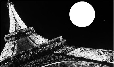 moon paris Fotomontage