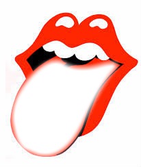 Photo langue rolling stones Photo frame effect