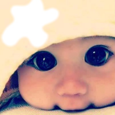 un beau bébé Photo frame effect