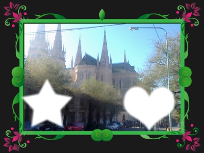 la iglesia santa de lujan Photo frame effect