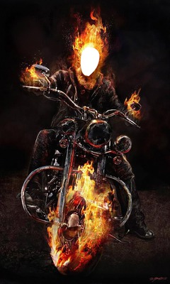 motoqueiro fantasma Fotomontage