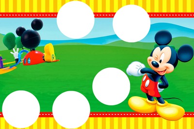 Mickey mouse Photo frame effect