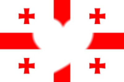 Georgia flag Φωτομοντάζ