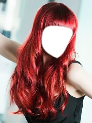 Hair red Fotomontage