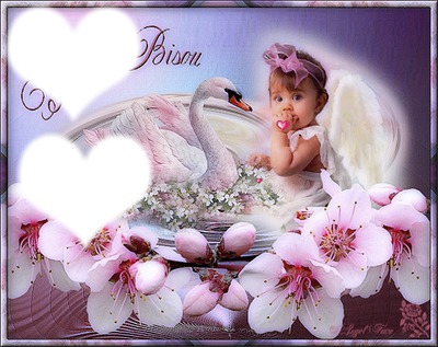 bisous Photo frame effect