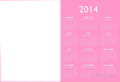 calendar 2014 Fotomontaža