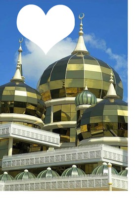 Une mosquée Fotomontage