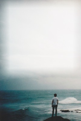Boy and Sea Фотомонтаж