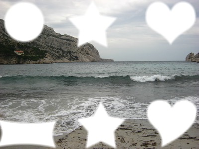 plage de Marseille Fotomontage
