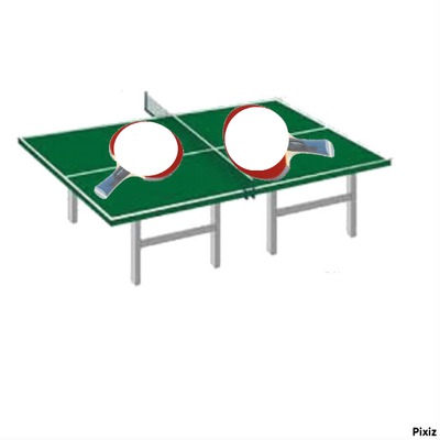 2 PHOTOS PING PONG Montage photo