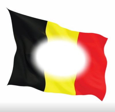 belgische vlag Fotomontage